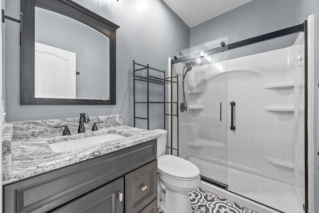 4921 Sango Rd, Clarksville, TN 37043 - bathroom featuring a shower stall and vanity