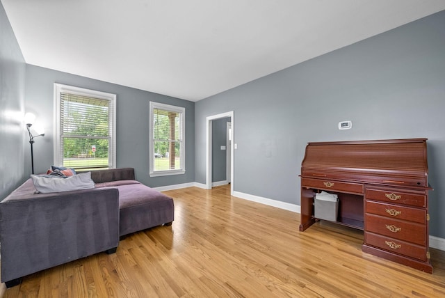 4921 Sango Rd, Clarksville, TN 37043 - living room with light wood-style flooring and baseboards