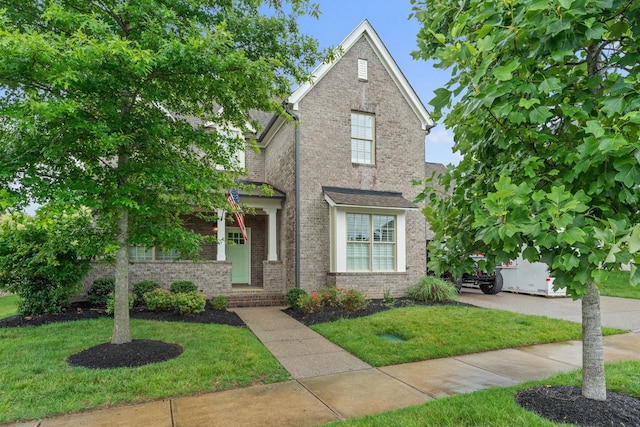730 Fontwell Ln, Franklin, TN 37064 - view of front of property featuring brick siding and a front lawn