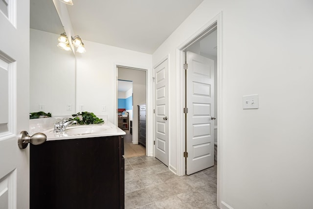 810 Corlew St, Murfreesboro, TN 37130 - bathroom with vanity and tile patterned flooring