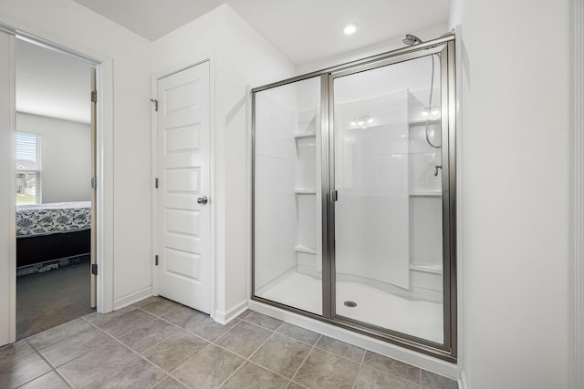 810 Corlew St, Murfreesboro, TN 37130 - ensuite bathroom featuring a stall shower and tile patterned flooring