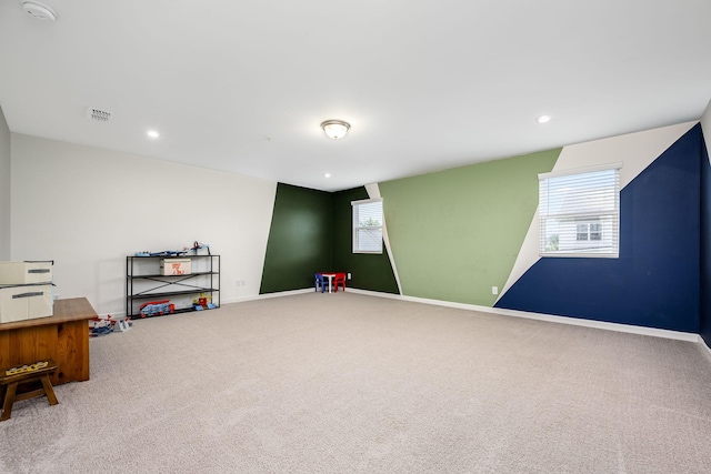 810 Corlew St, Murfreesboro, TN 37130 - game room with carpet and recessed lighting