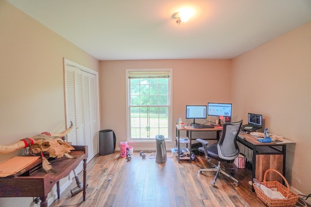 1094B Center Point Rd, Hendersonville, TN 37075 - office area with wood finished floors