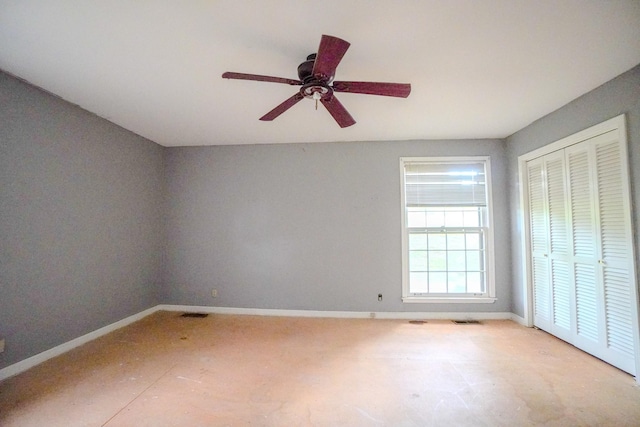1094B Center Point Rd, Hendersonville, TN 37075 - unfurnished bedroom with a closet and a ceiling fan