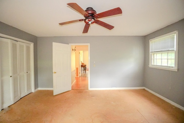 1094B Center Point Rd, Hendersonville, TN 37075 - unfurnished bedroom with a closet and a ceiling fan
