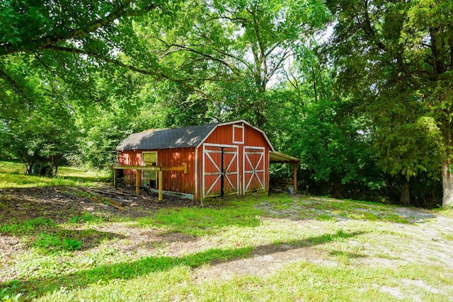 1094B Center Point Rd, Hendersonville, TN 37075 - view of barn featuring a view of trees