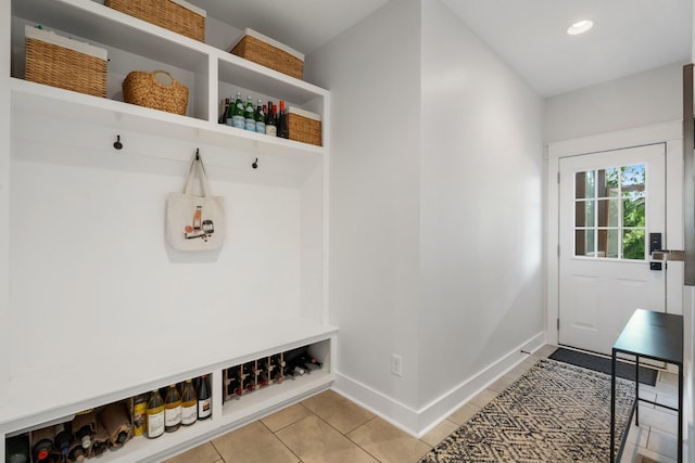 1708A 7th Ave N, Nashville, TN 37208 - mudroom featuring light tile patterned flooring and recessed lighting