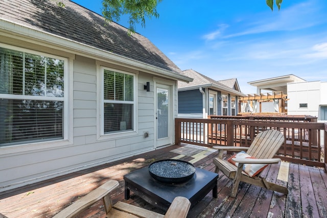 1708A 7th Ave N, Nashville, TN 37208 - view of wooden terrace