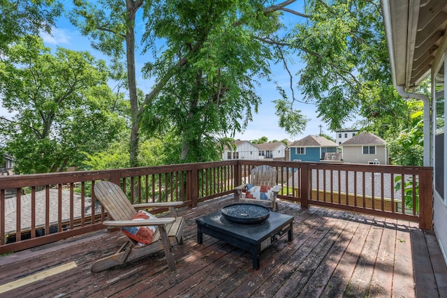 1708A 7th Ave N, Nashville, TN 37208 - deck with a residential view