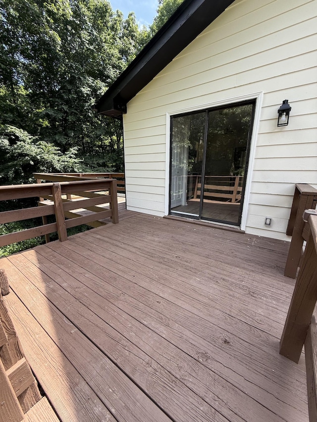 1012 Hollis Ln, White House, TN 37188 - view of wooden deck