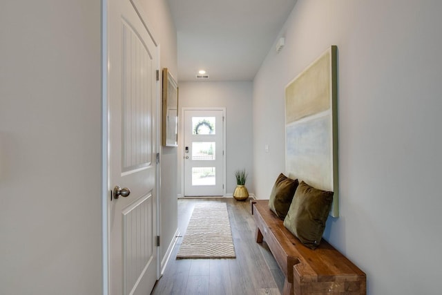 1752 Wren Way, Lebanon, TN 37087 - entryway featuring wood finished floors and recessed lighting