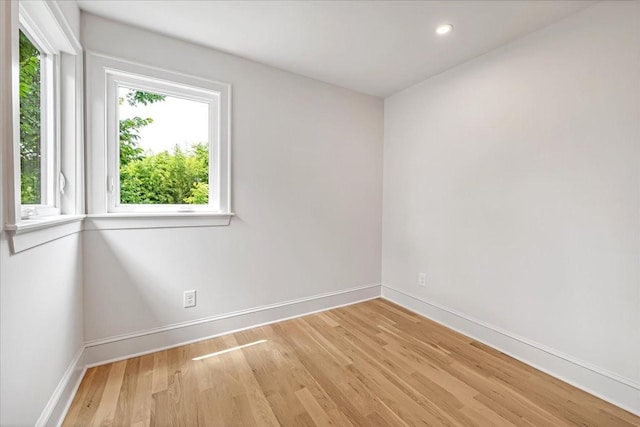 1516 Forest Ave, Nashville, TN 37206 - spare room featuring light wood-style floors and recessed lighting