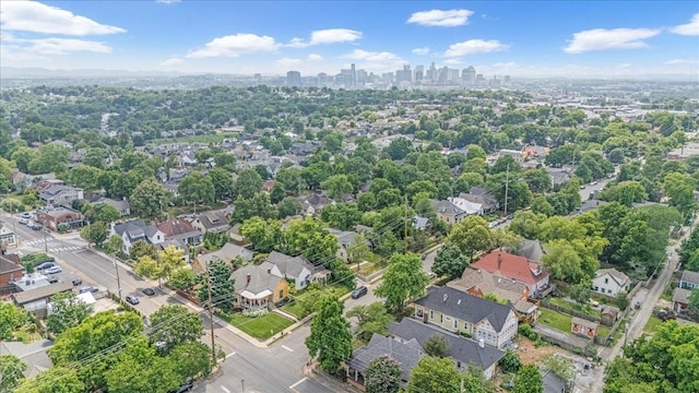 1516 Forest Ave, Nashville, TN 37206 - drone / aerial view of city skyline
