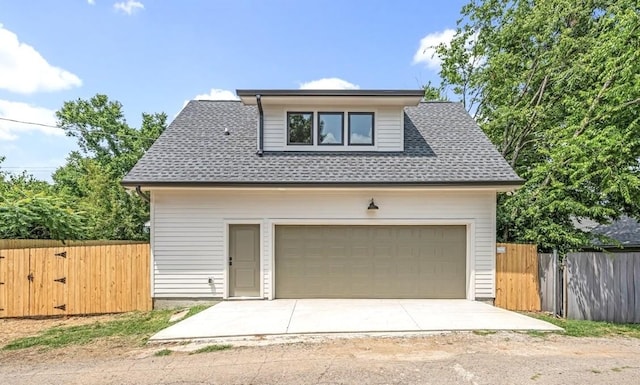 1516 Forest Ave, Nashville, TN 37206 - view of front of property featuring a garage, a gate, and roof with shingles