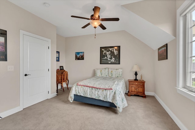 4313 Glasgow Rd, Spring Hill, TN 37174 - bedroom featuring light colored carpet, multiple windows, and ceiling fan