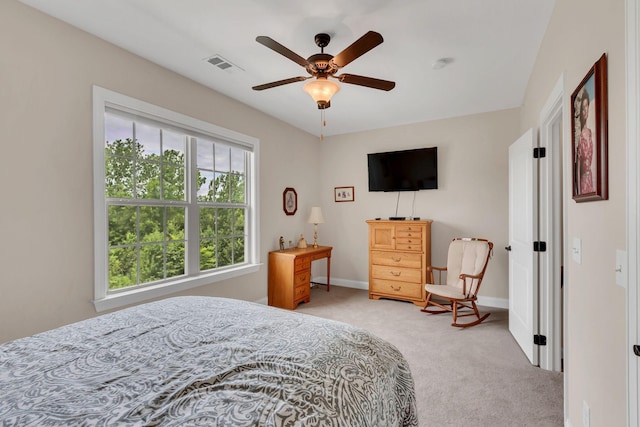 4313 Glasgow Rd, Spring Hill, TN 37174 - bedroom with carpet floors and a ceiling fan