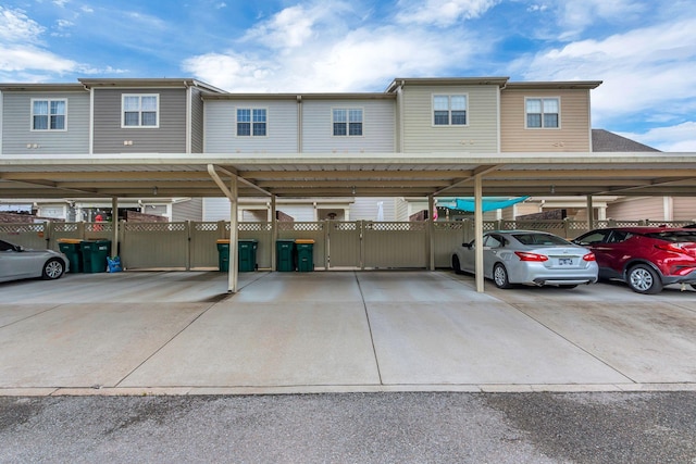 4313 Glasgow Rd, Spring Hill, TN 37174 - covered parking lot with a gate