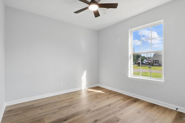 2717 Cayuga Dr, Murfreesboro, TN 37130 - empty room featuring a ceiling fan and wood finished floors