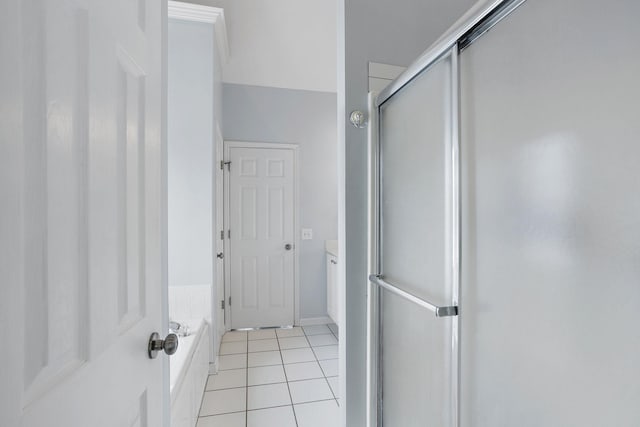 2507 Patricia Cir, Murfreesboro, TN 37128 - full bath featuring a stall shower, tile patterned flooring, and a bath