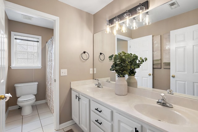 2507 Patricia Cir, Murfreesboro, TN 37128 - bathroom featuring double vanity and tile patterned flooring