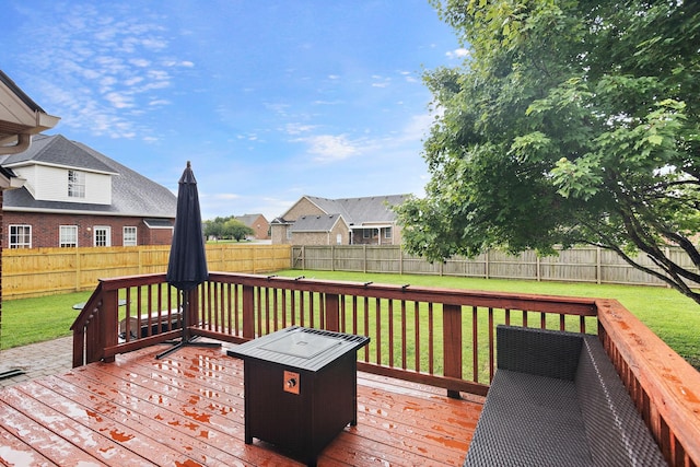 2507 Patricia Cir, Murfreesboro, TN 37128 - wooden deck featuring a fenced backyard