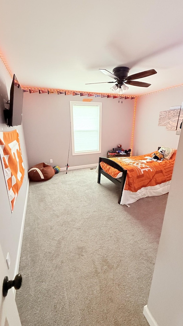 899 Sneed Blvd, Lafayette, TN 37083 - bedroom featuring carpet and ceiling fan