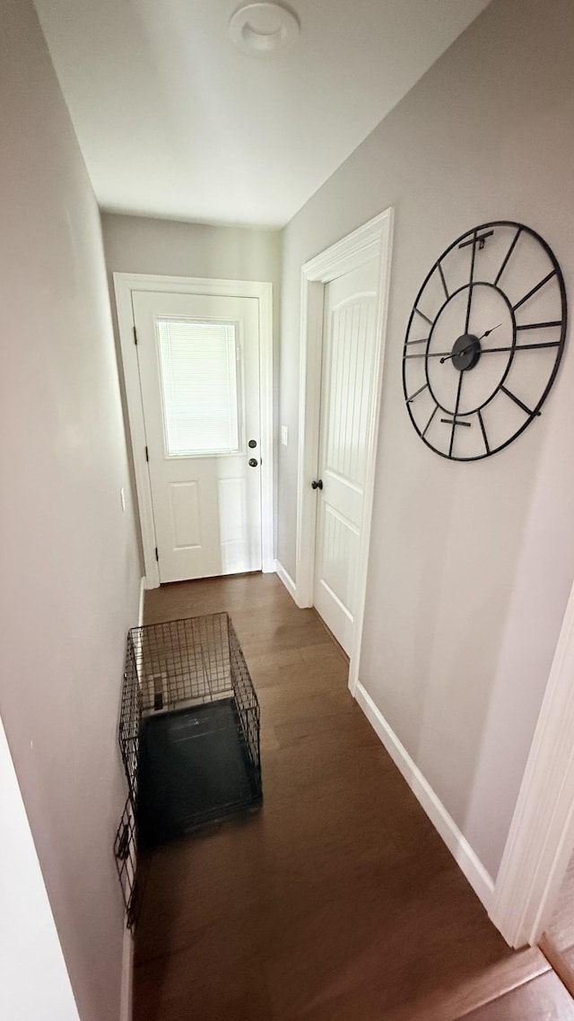 899 Sneed Blvd, Lafayette, TN 37083 - entryway with wood finished floors and baseboards