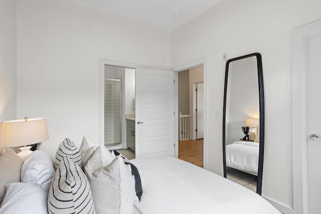 1002 Division St Unit 403, Nashville, TN 37203 - bedroom with ensuite bath