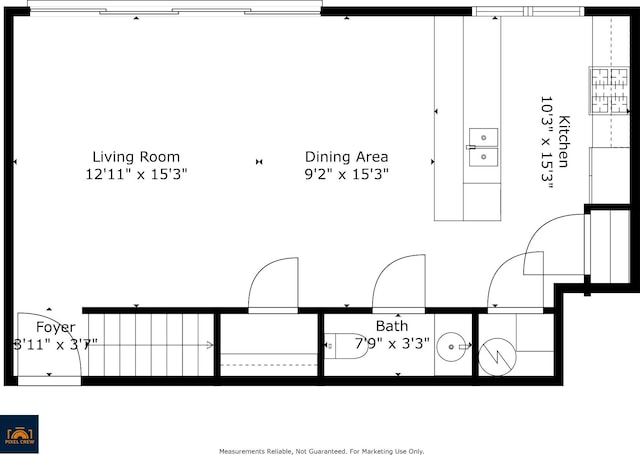 1002 Division St Unit 403, Nashville, TN 37203 - view of room layout