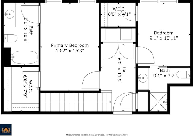 1002 Division St Unit 403, Nashville, TN 37203 - view of floor plan / room layout