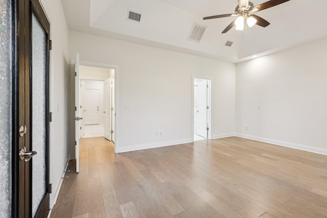 6807 Kew Gdn, Smyrna, TN 37167 - spare room with a ceiling fan and light wood finished floors