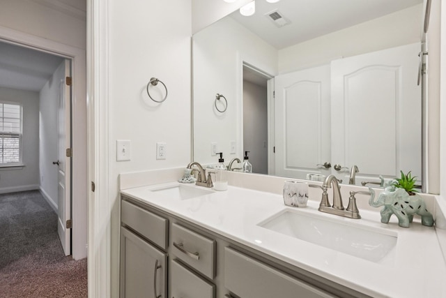 6807 Kew Gdn, Smyrna, TN 37167 - full bath featuring double vanity and baseboards