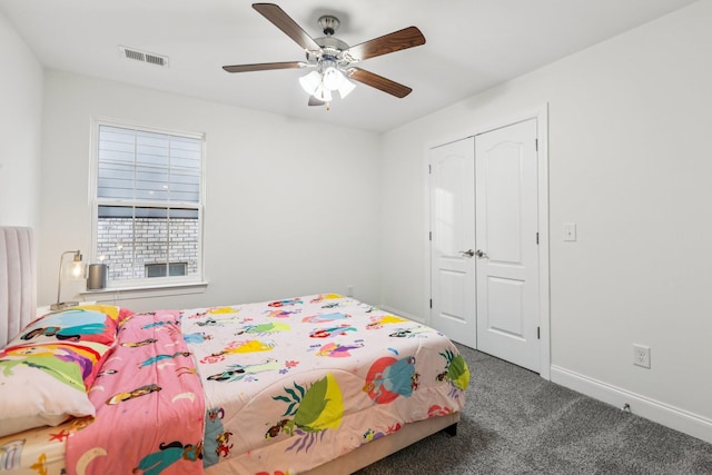 6807 Kew Gdn, Smyrna, TN 37167 - carpeted bedroom with a closet and ceiling fan
