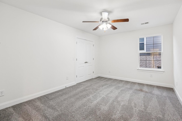 6807 Kew Gdn, Smyrna, TN 37167 - empty room with ceiling fan and carpet floors