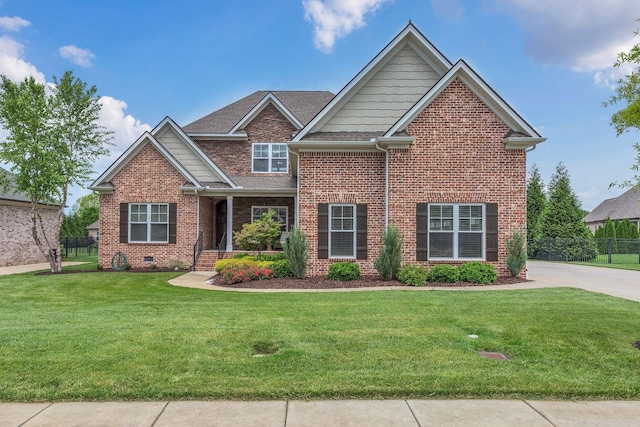 1924 Fairhaven Ln, Murfreesboro, TN 37128 - craftsman inspired home featuring brick siding and a shingled roof