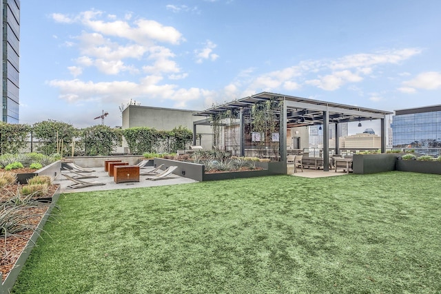 1212 Laurel St Unit 1106, Nashville, TN 37203 - view of green lawn featuring a vegetable garden