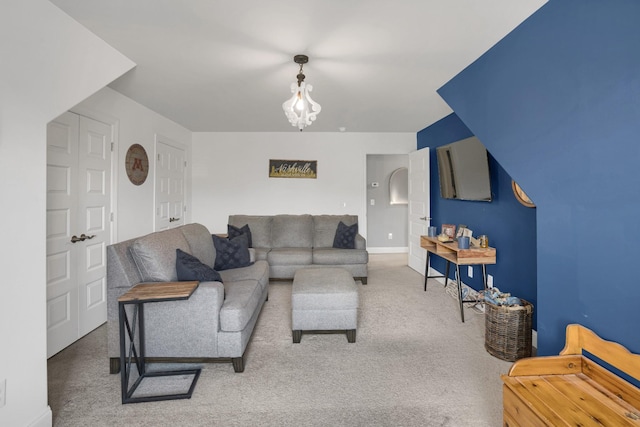 1248 Hensfield Dr, Murfreesboro, TN 37128 - living room featuring carpet flooring