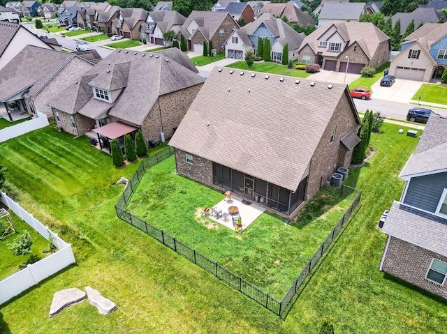 1248 Hensfield Dr, Murfreesboro, TN 37128 - aerial view of residential area