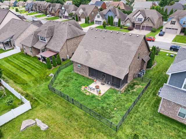 1248 Hensfield Dr, Murfreesboro, TN 37128 - aerial perspective of suburban area