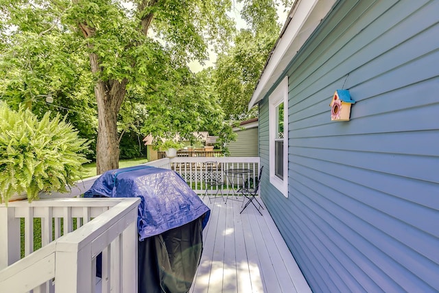 106 S Locust St S, Mount Pleasant, TN 38474 - view of wooden deck