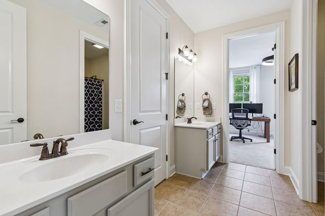 1322 Jewell Ave, Franklin, TN 37064 - full bathroom featuring vanity and tile patterned floors