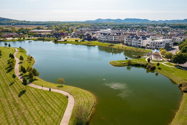 1322 Jewell Ave, Franklin, TN 37064 - aerial view of residential area with a water and mountain view