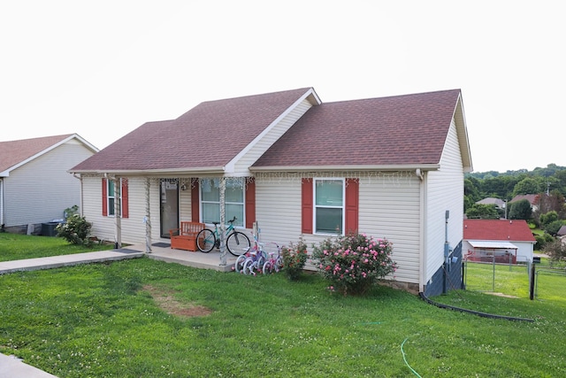 233 Elder Dr, Springfield, TN 37172 - view of front of home featuring covered porch and roof with shingles