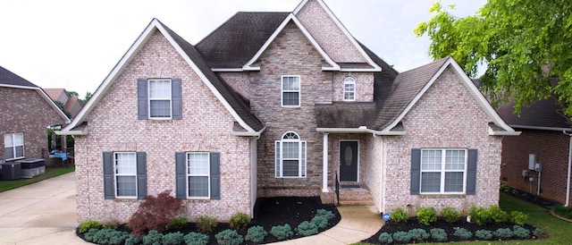 3325 Geneva Dr, Murfreesboro, TN 37128 - view of front facade featuring roof with shingles and brick siding