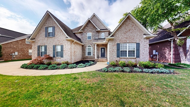3325 Geneva Dr, Murfreesboro, TN 37128 - view of front of home with brick siding and a front lawn