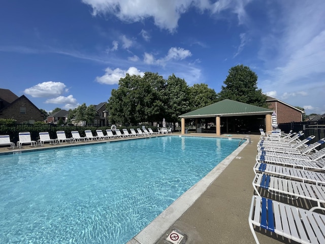 3325 Geneva Dr, Murfreesboro, TN 37128 - community pool featuring a gazebo