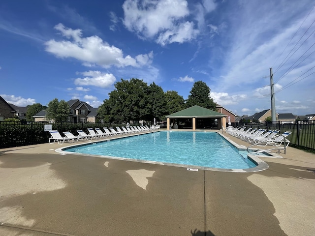 3325 Geneva Dr, Murfreesboro, TN 37128 - community pool featuring a patio and a gazebo