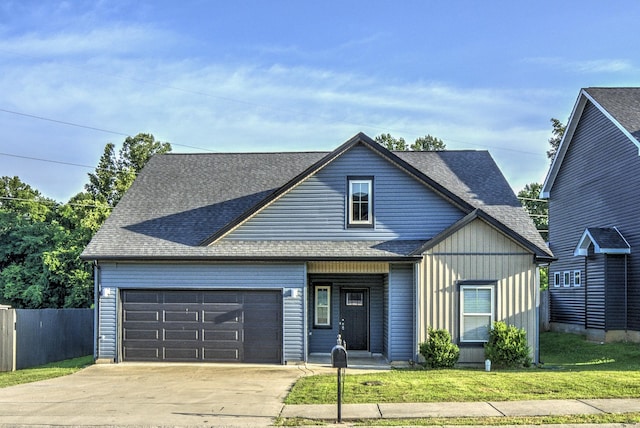 203 Eagles Talon Ct, Clarksville, TN 37040 - traditional home with a shingled roof, a garage, and concrete driveway