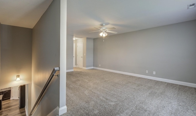 203 Eagles Talon Ct, Clarksville, TN 37040 - spare room with ceiling fan and carpet flooring