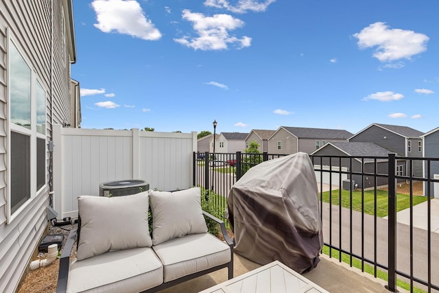 817 Arrington Way, Columbia, TN 38401 - balcony with a residential view and an outdoor hangout area